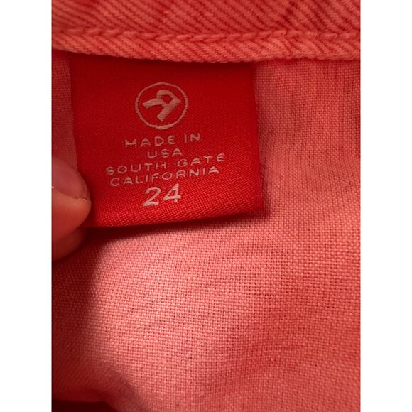 Big Star Womens Pink Capri Pants NWT Size 24 Made In USA Cotton Blend - Picture 5 of 12